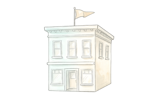 会社をイメージしたイラスト